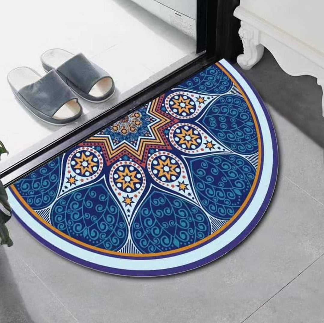 Semicircle Non-Slip Entrance Door Mats