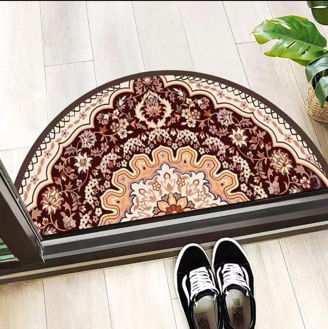 Semicircle Non-Slip Entrance Door Mats