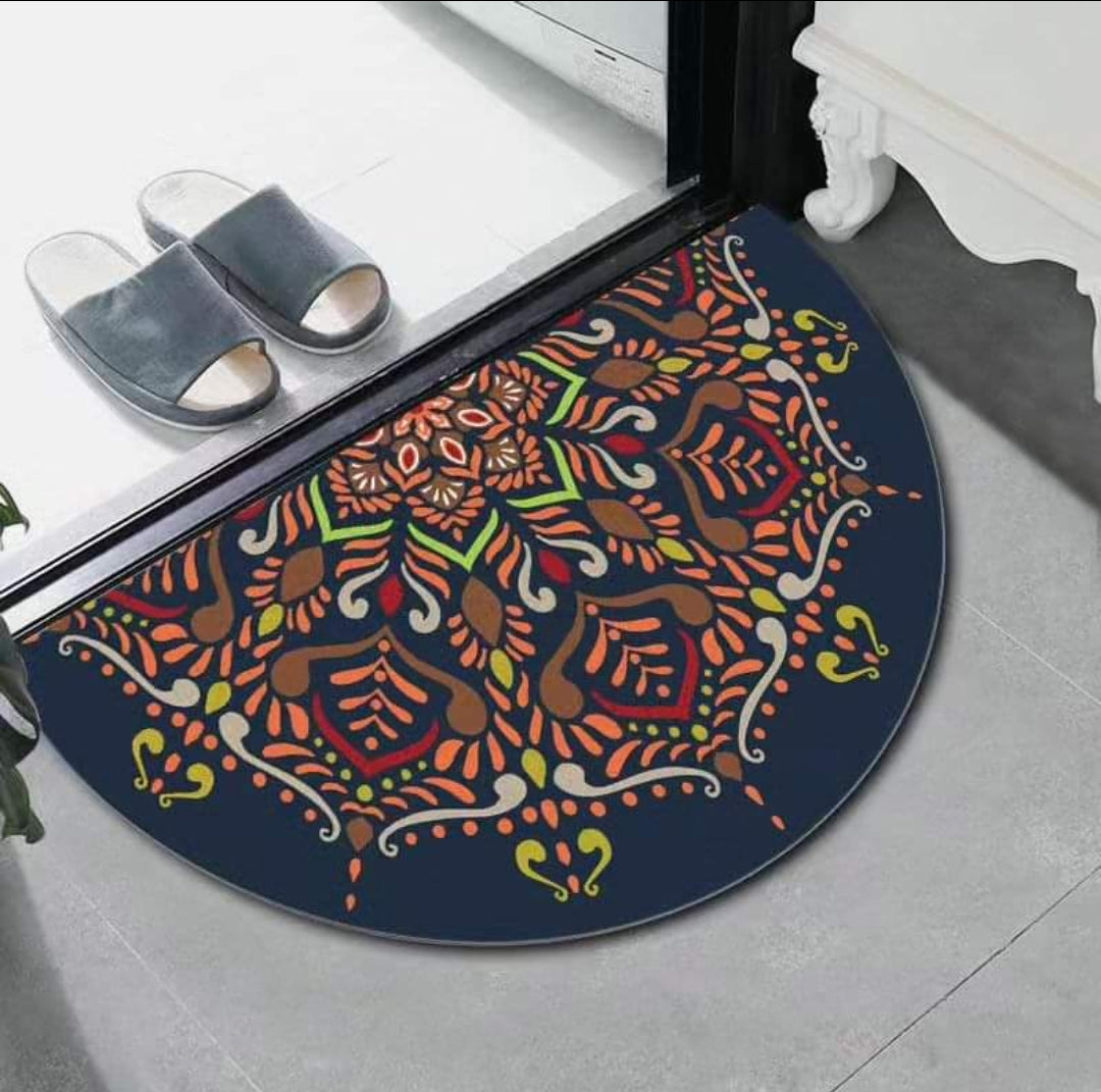 Semicircle Non-Slip Entrance Door Mats