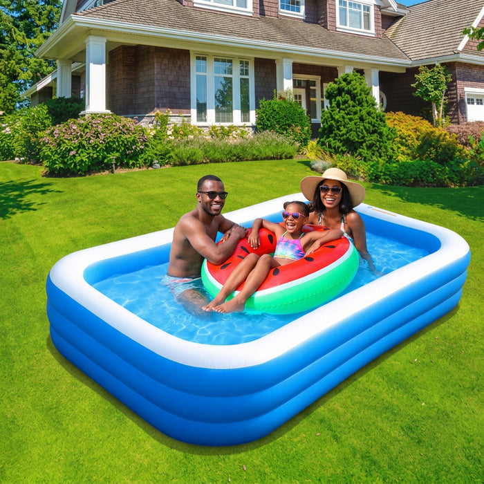 Bestway family-size inflatable swimming pool measuring 2.62m × 1.75m × 51cm for outdoor water activities, available in Nairobi, Kenya