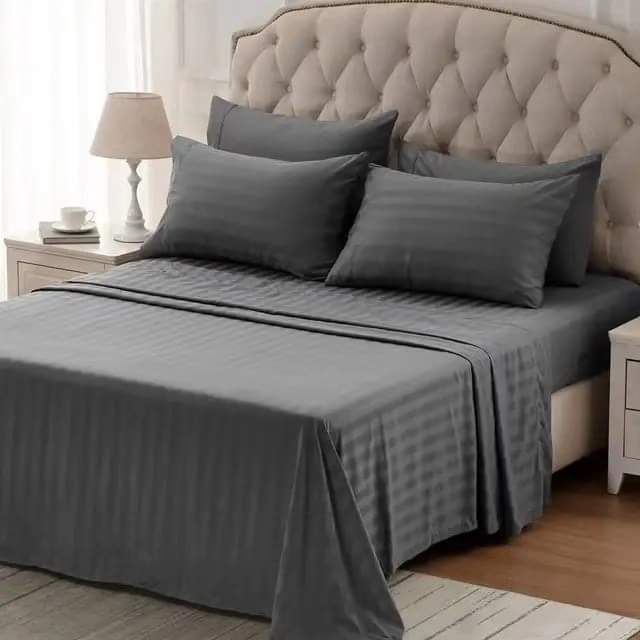 7*8/8*8 Cotton Stripped Bedsheets