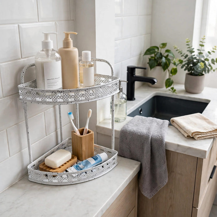 2 Tier Corner Storage Rack