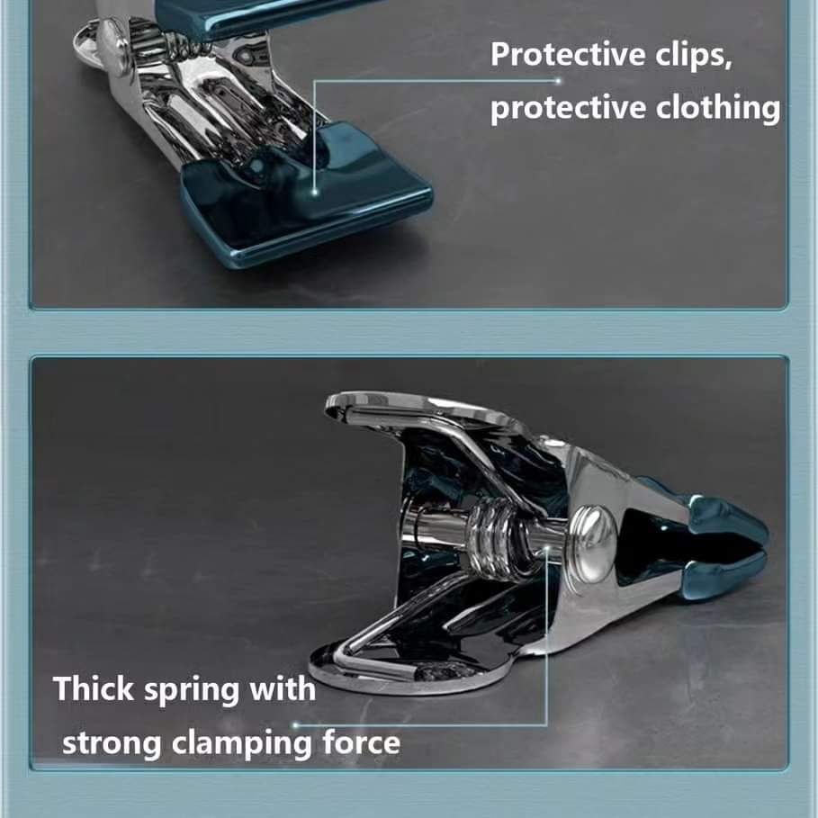 Aluminium Alloy Clothes Hanger-26clips