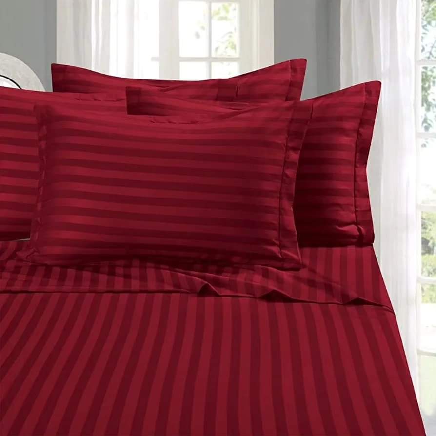7*8/8*8 Cotton Stripped Bedsheets