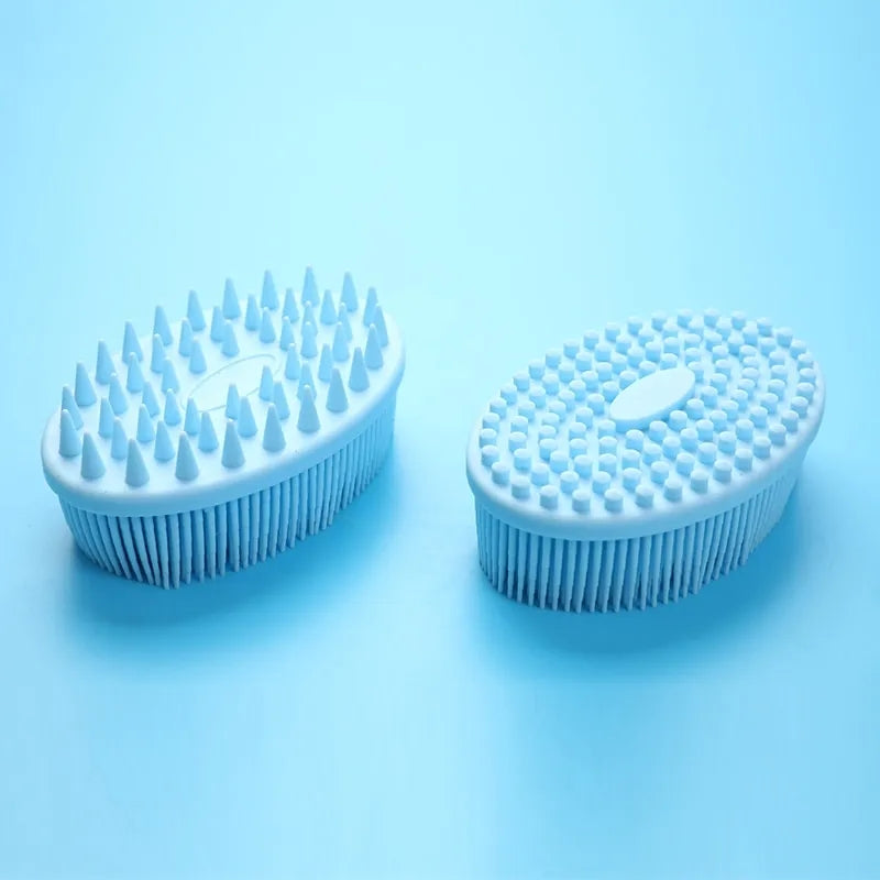 Silicon bath brush