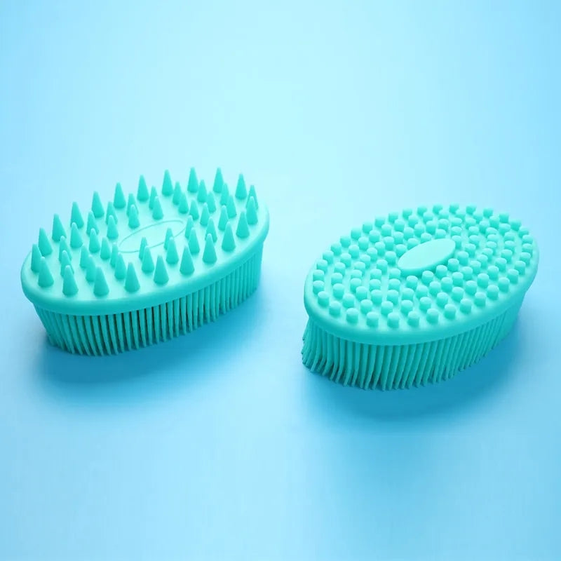 Silicon bath brush
