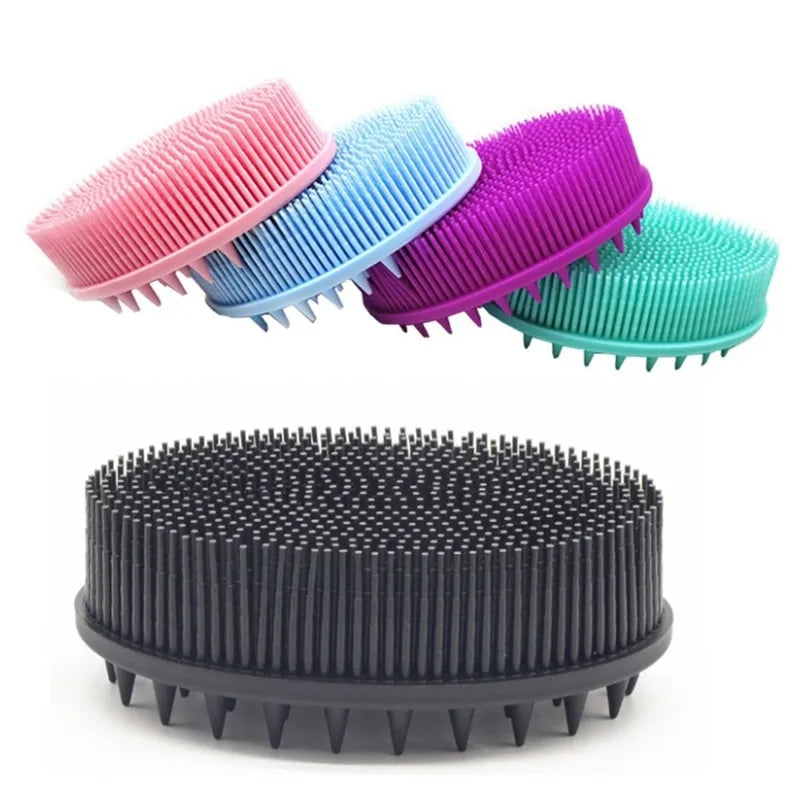 Silicon bath brush