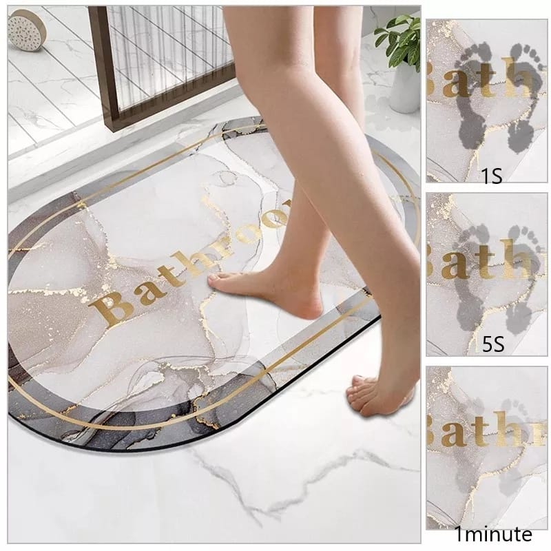 Quick dry Bathroom door/Bathtub side mats