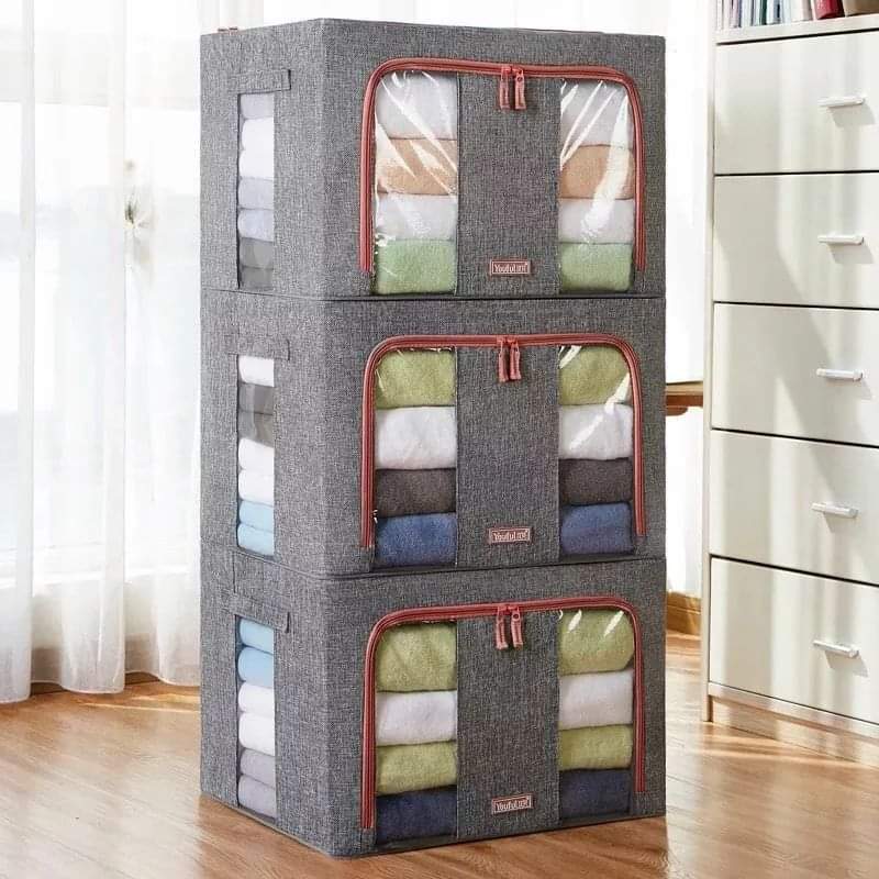 Oxford Wardrobe Closet Clothes Storage Organizer Boxes