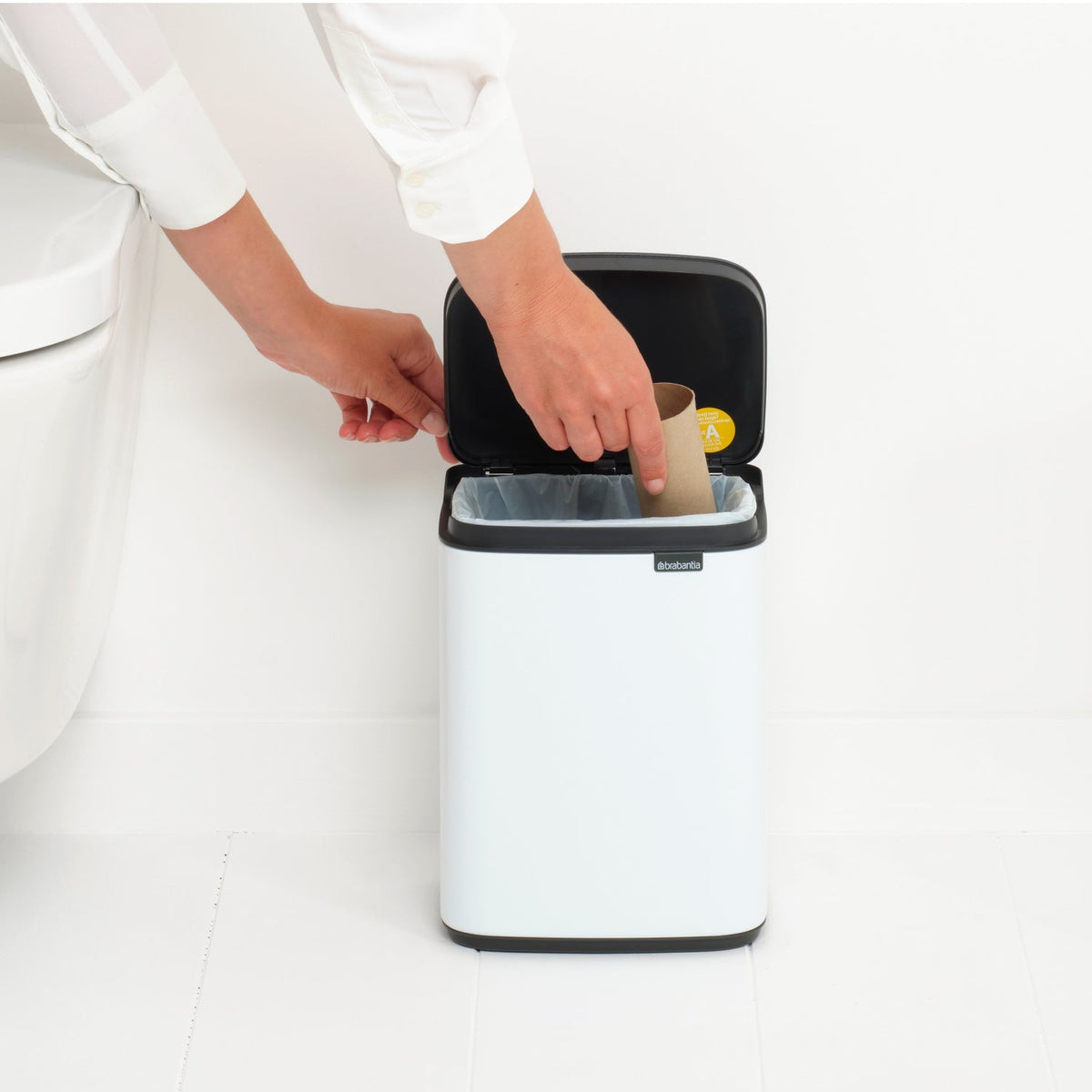 Brabantia Bo Waste Bin – White