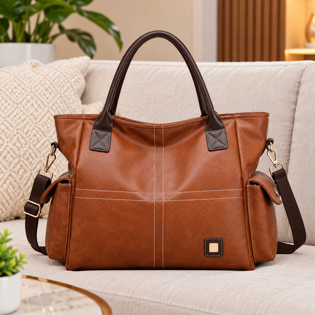 Women's Handbag and Travel Bag with Shoulder Strap
