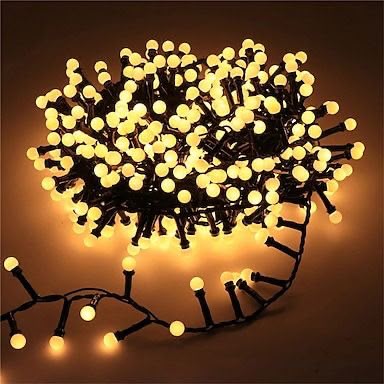 10 Metre Christmas Fairy String Lights Warm White and Multicolour