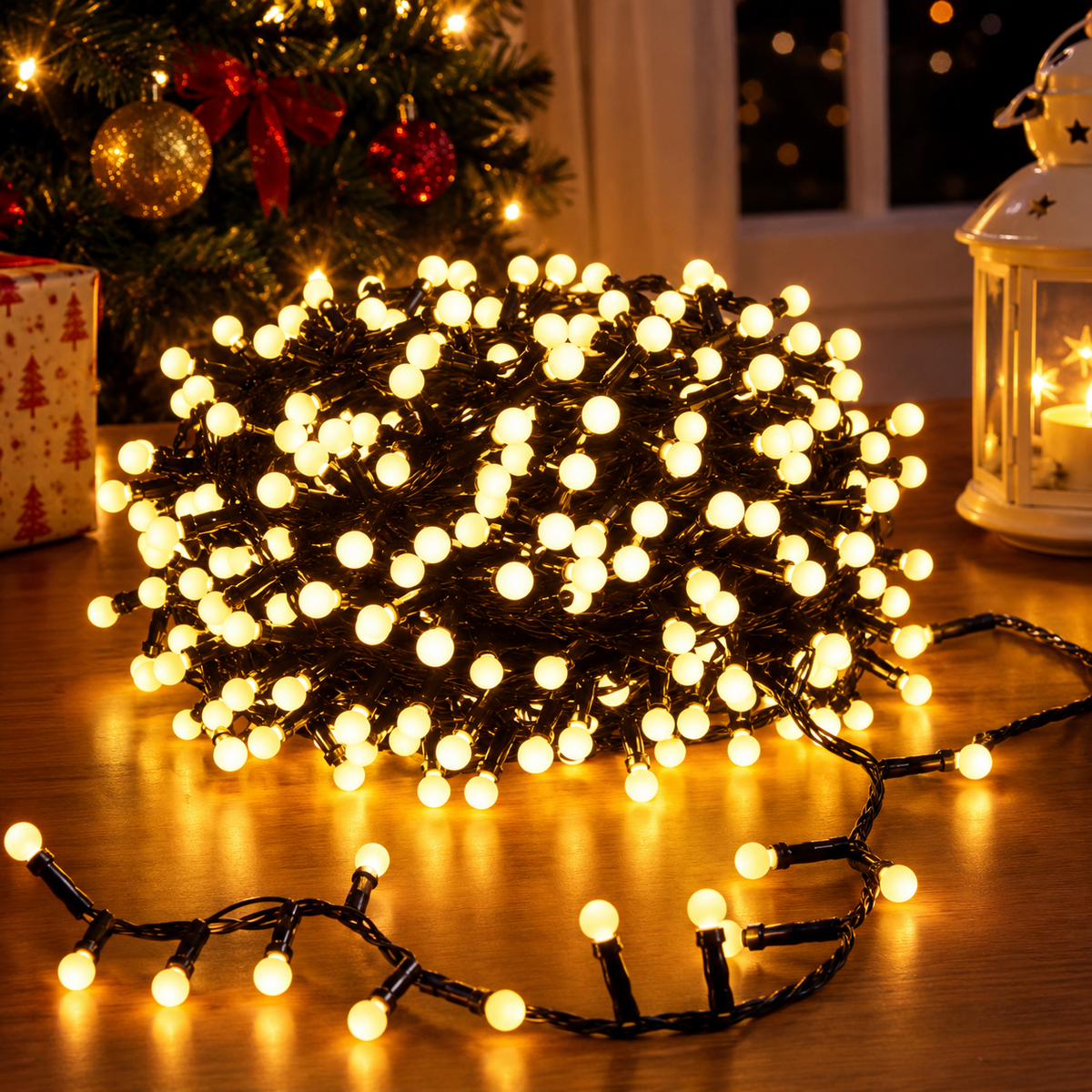 10 Metre Christmas Fairy String Lights Warm White and Multicolour
