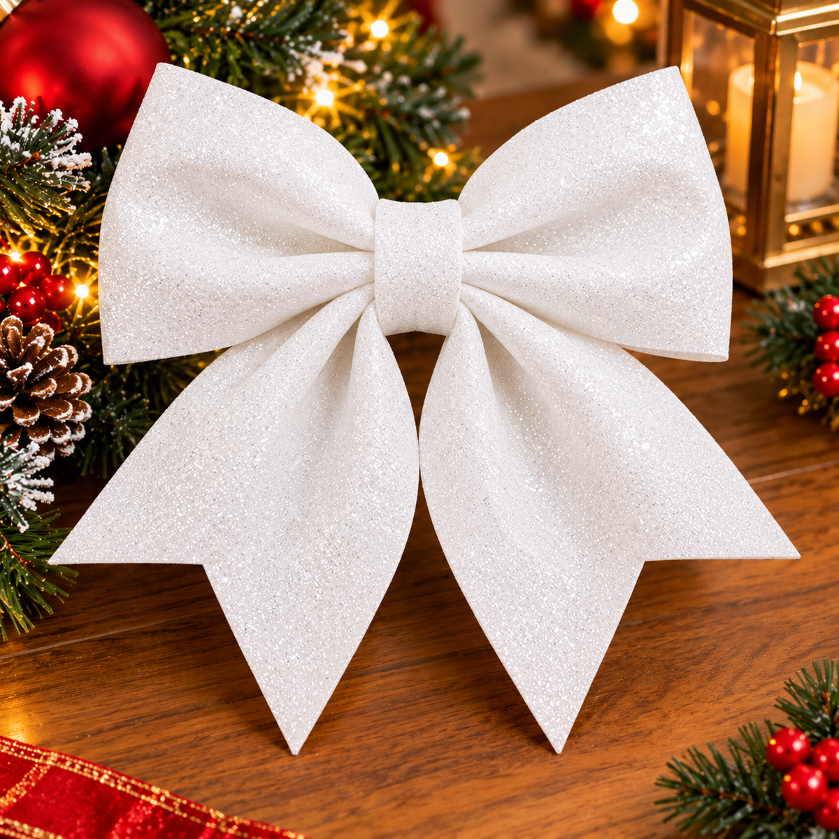 30cm Christmas Flower Bow Decoration for Christmas Tree