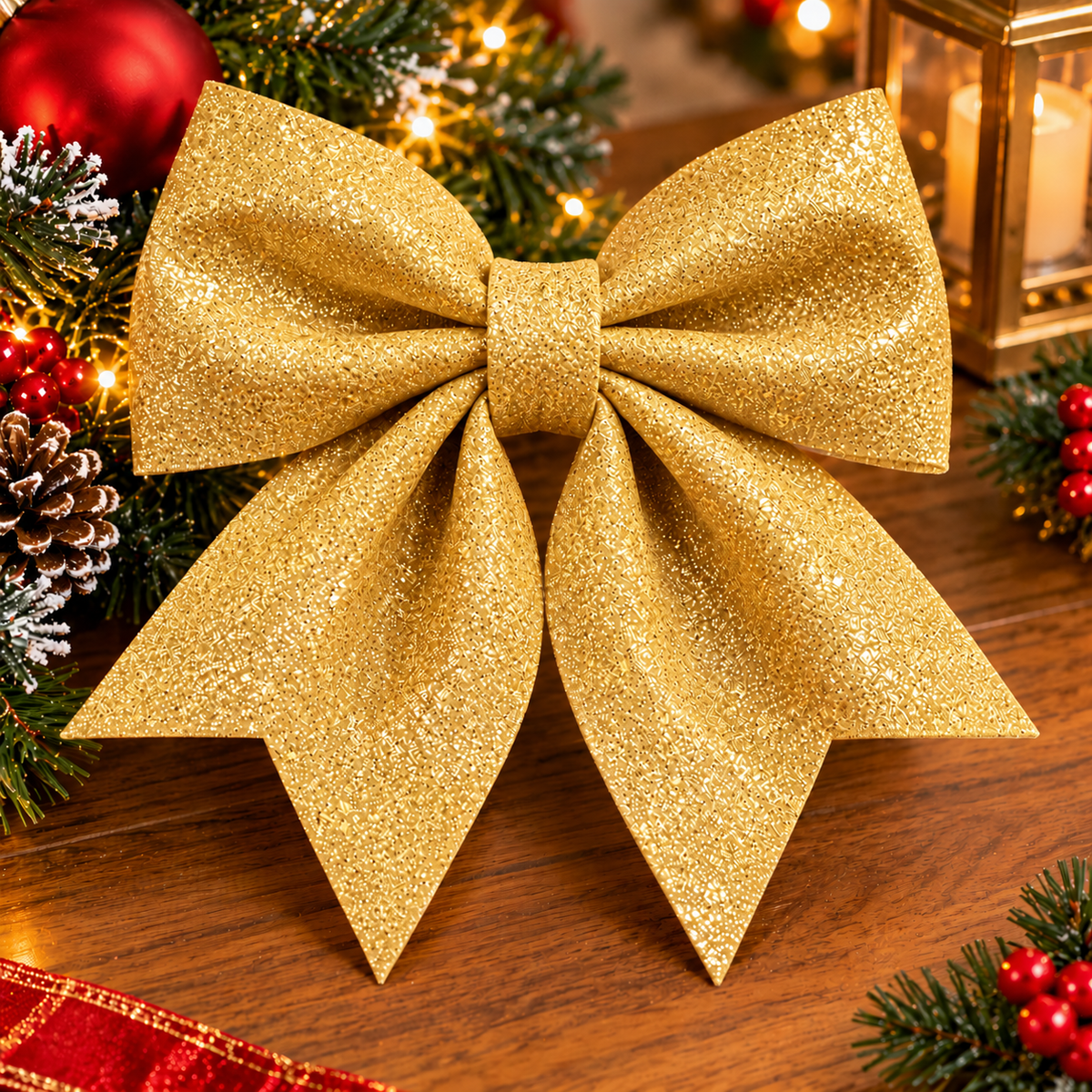 30cm Christmas Flower Bow Decoration for Christmas Tree