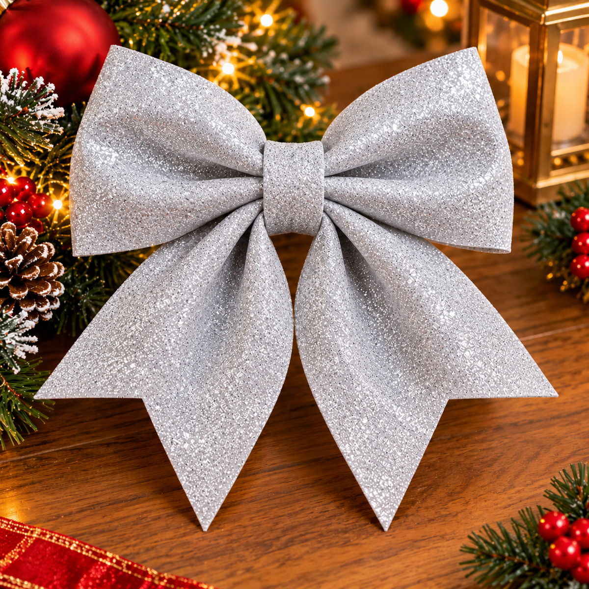 30cm Christmas Flower Bow Decoration for Christmas Tree