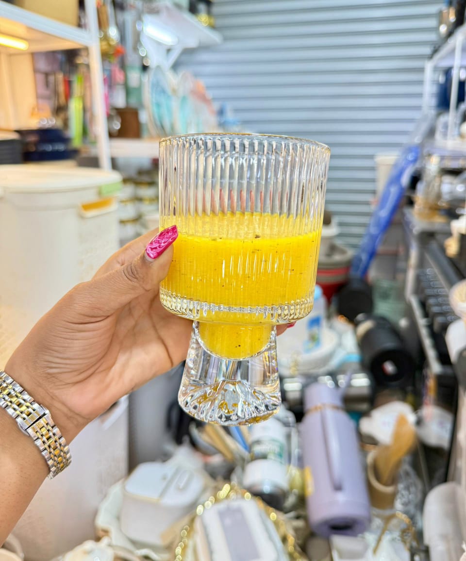 340ml Mountain Bottom Crystal Glass for Whiskey Juice Coffee