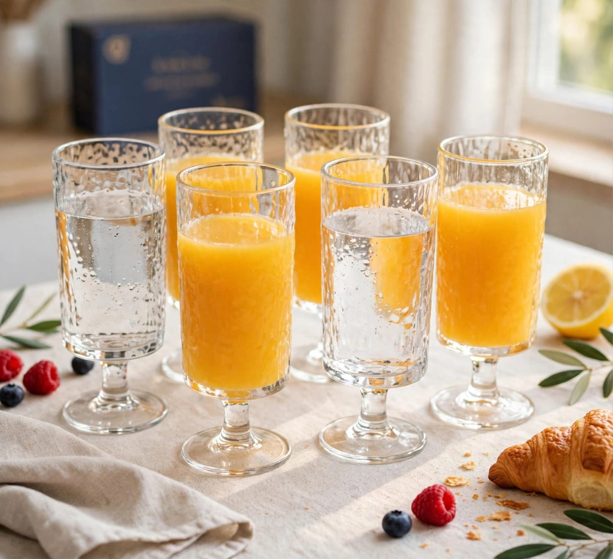 300ml Ribbed Highball Clear Glass for Water Juice Cocktails