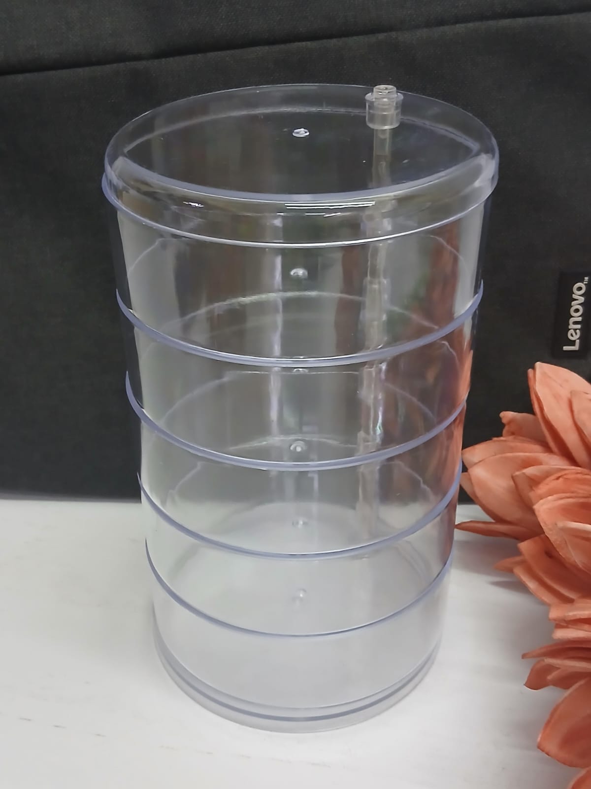 5-Layer Rotating Acrylic Jewellery Storage Organiser 11.5 Inches