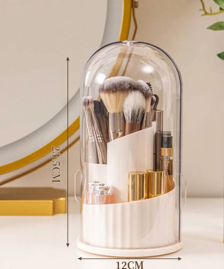 Rotating Acrylic Makeup Organiser for Cosmetics and Beauty Products