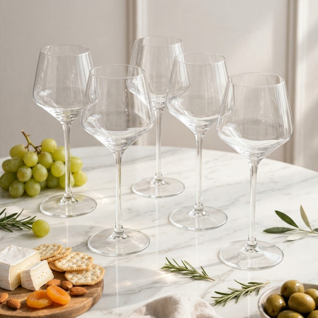 360ml Unique Design Wine Glass with Tall Stem