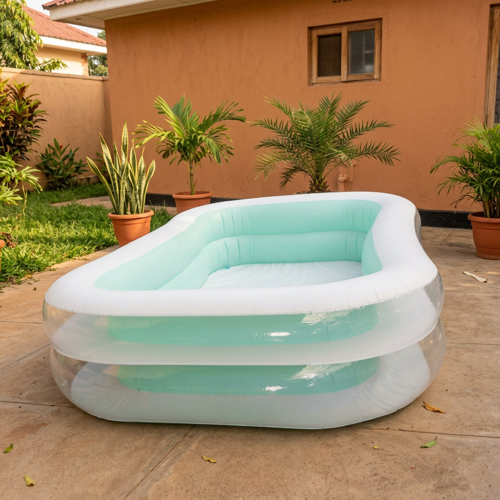 Bestway Family Size Inflatable Swimming Pool 2.62m x 1.75m x 51cm