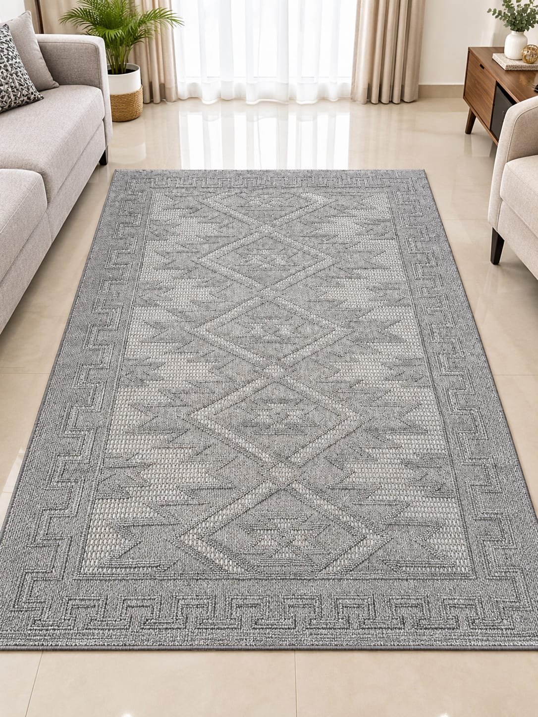 Jute Turkey Carpet Rugs Available in Four Sizes