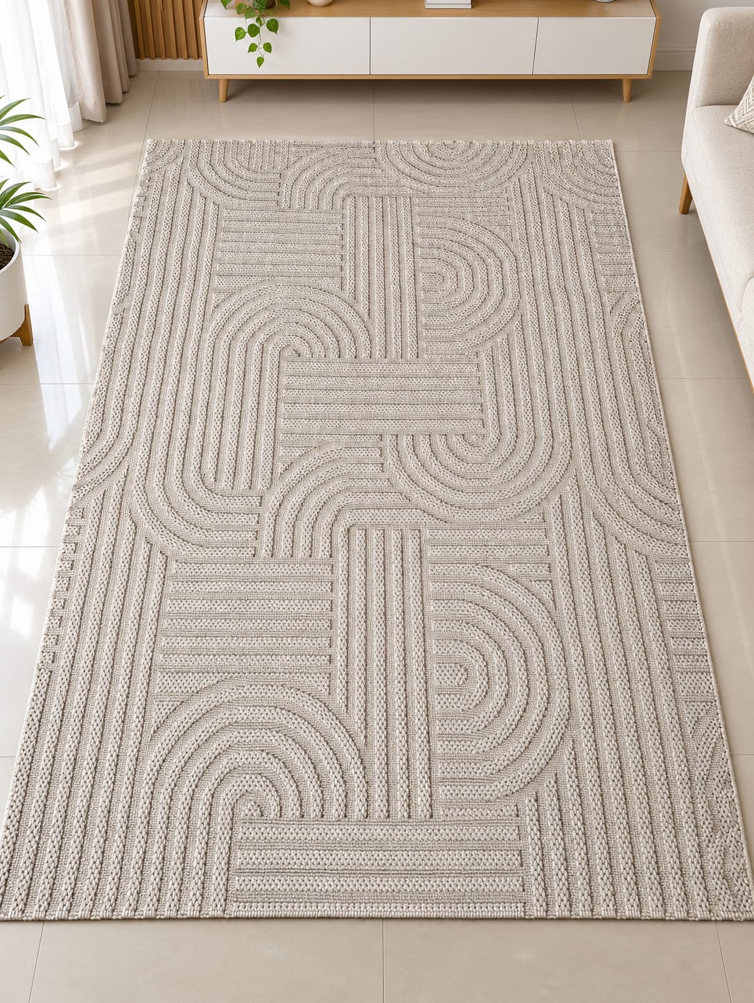 Jute Turkey Carpet Rugs Available in Four Sizes