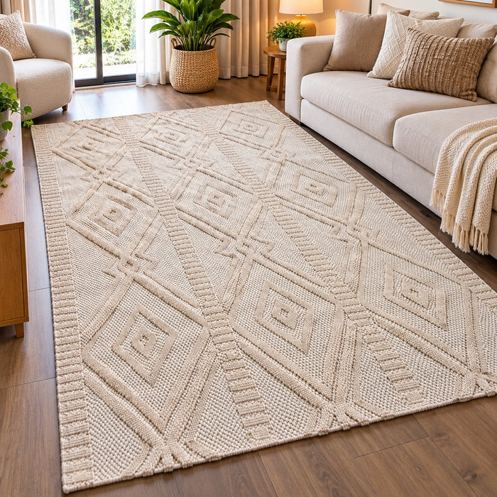 Jute Turkey Carpet Rugs Available in Four Sizes