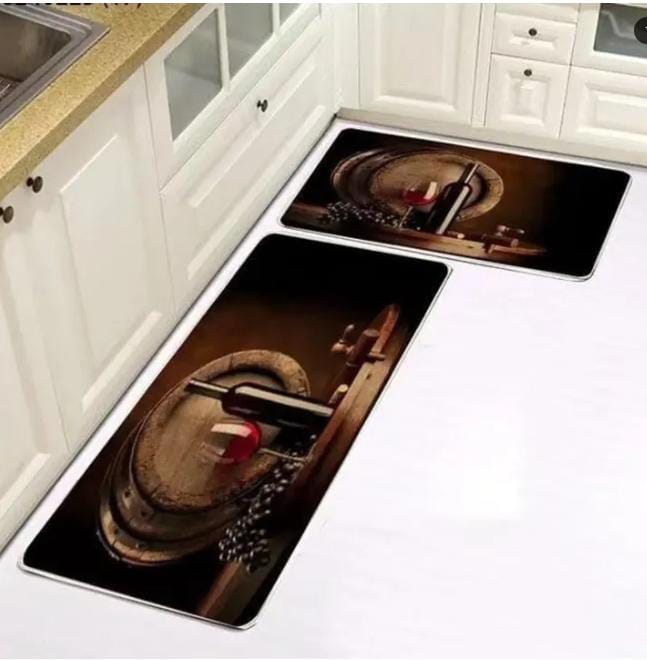 Heavy Rubber Kitchen Mats – 120 × 45 cm and 75 × 45 cm