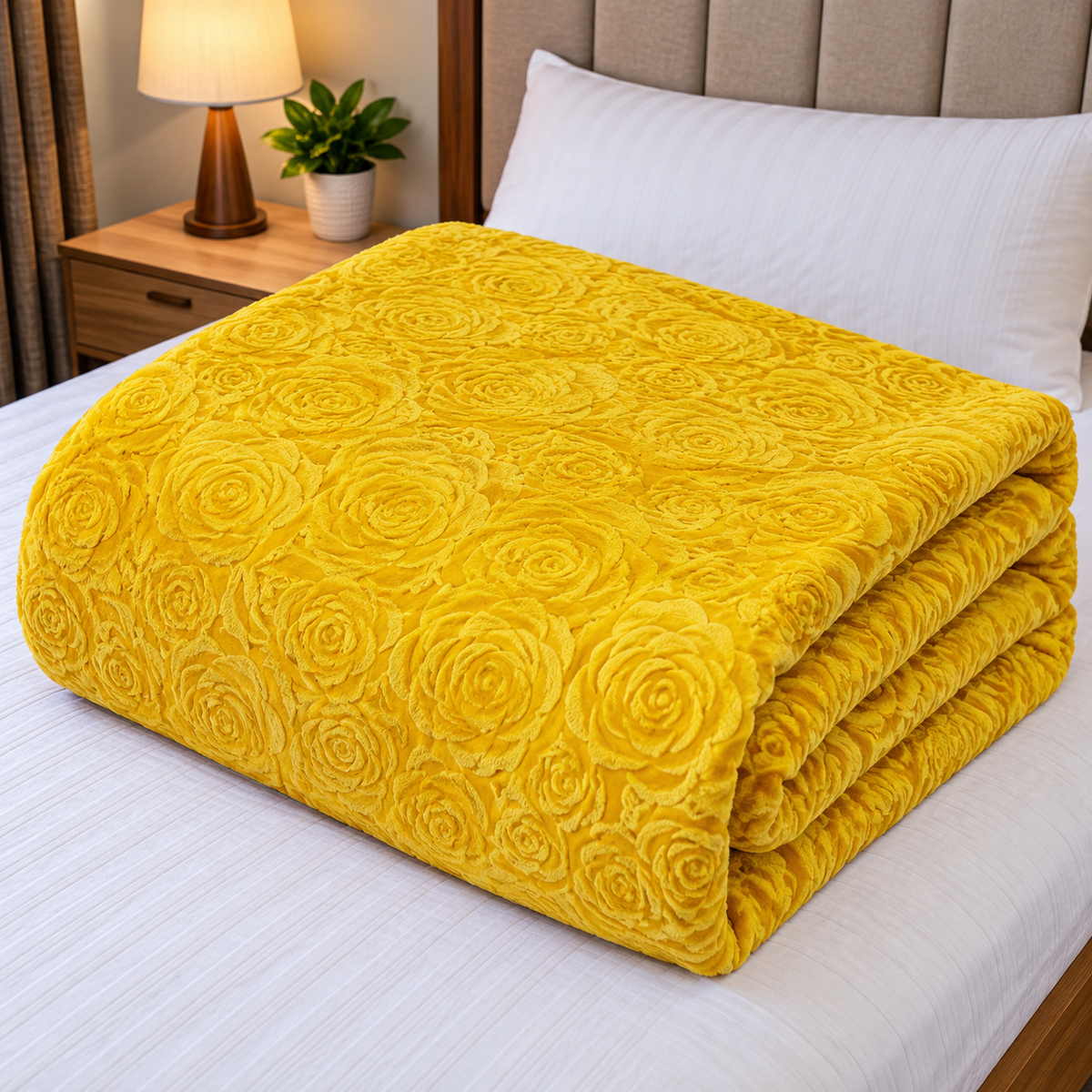5 × 6 Plain Single Warm Woollen Blanket