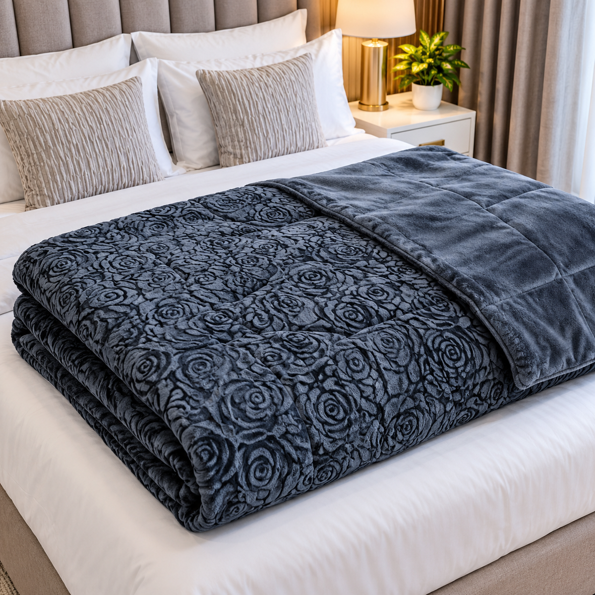 5 × 6 Plain Single Warm Woollen Blanket