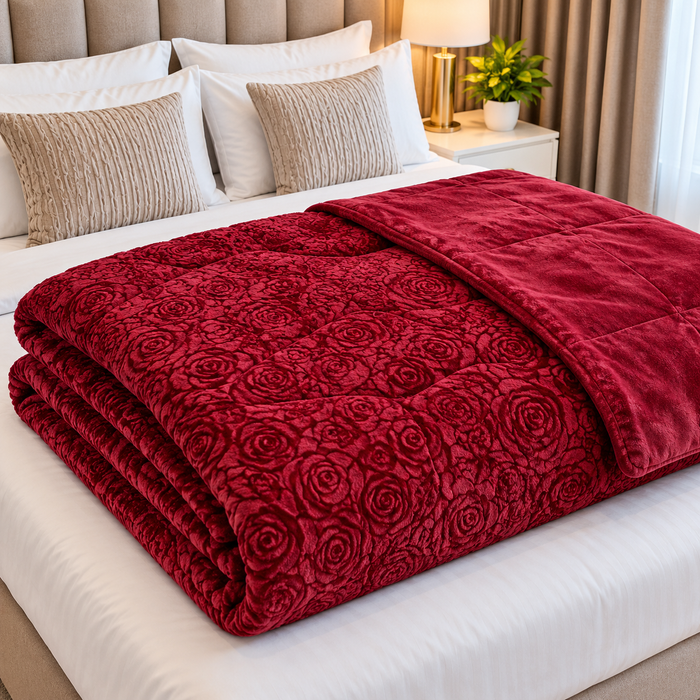 5 × 6 Plain Single Warm Woollen Blanket