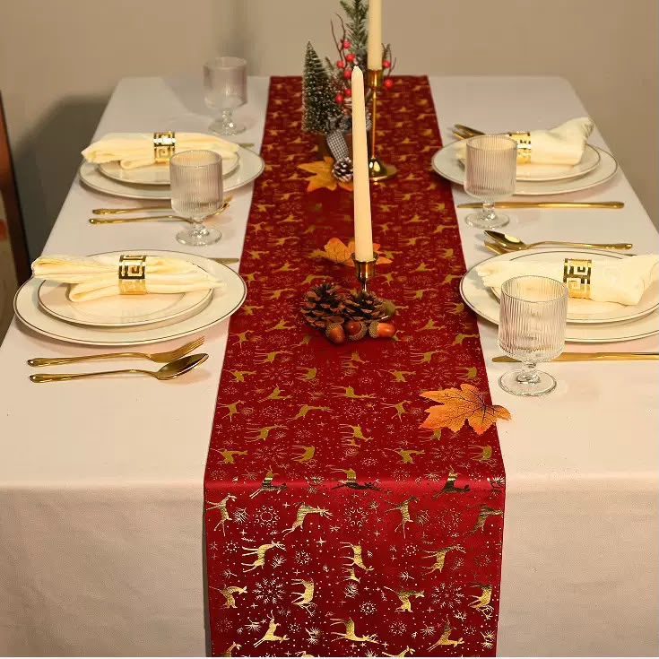 30 × 270cm Christmas Table Runner for Dining Table