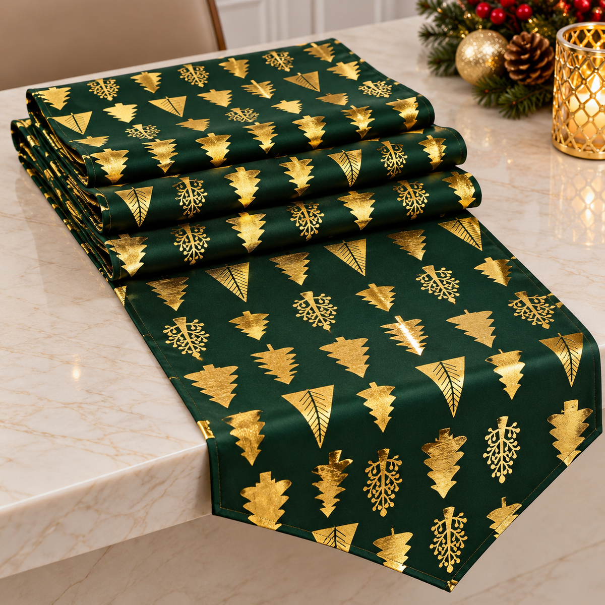 30 × 270cm Christmas Table Runner for Dining Table