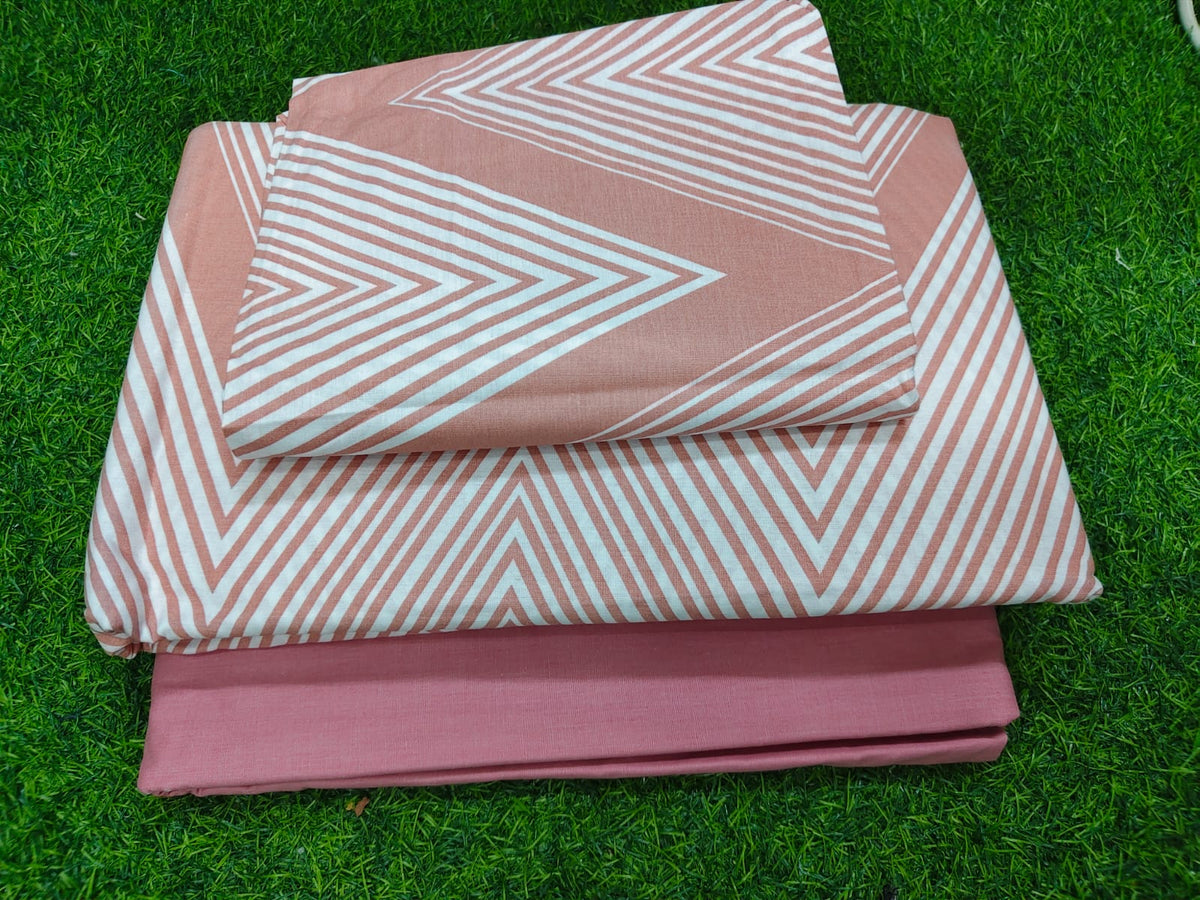 Extra King 100% Cotton Bedsheet Set 250cm × 280cm