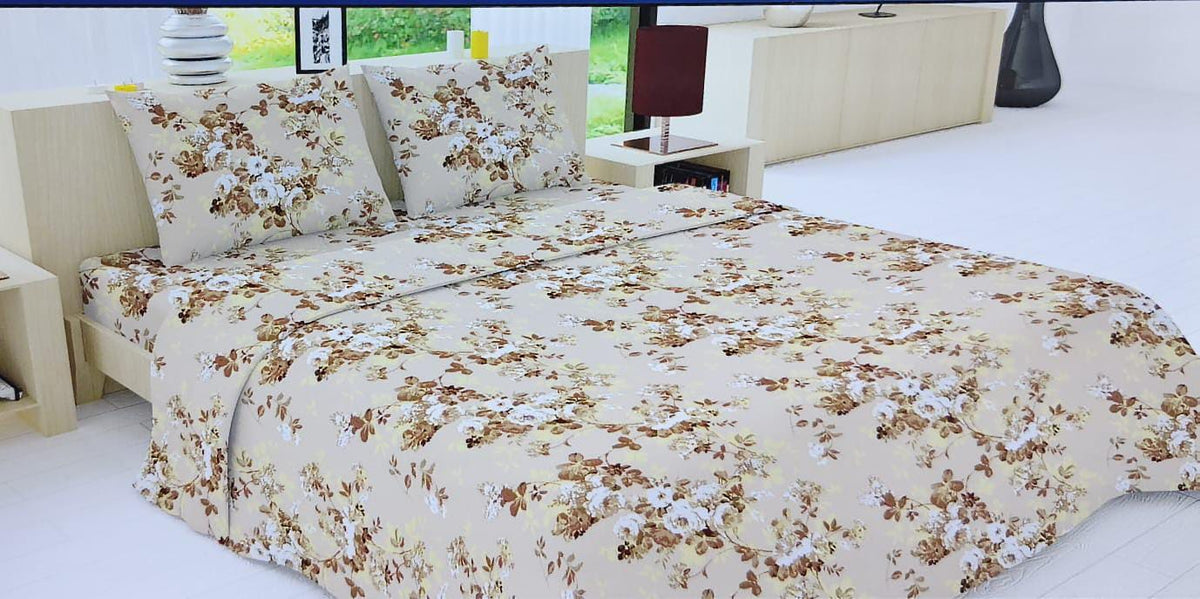 Extra King 100% Cotton Bedsheet Set 250cm × 280cm