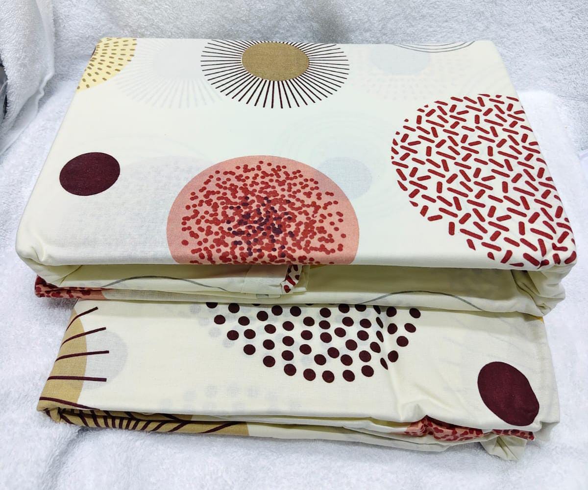 Extra King 100% Cotton Bedsheet Set 250cm × 280cm