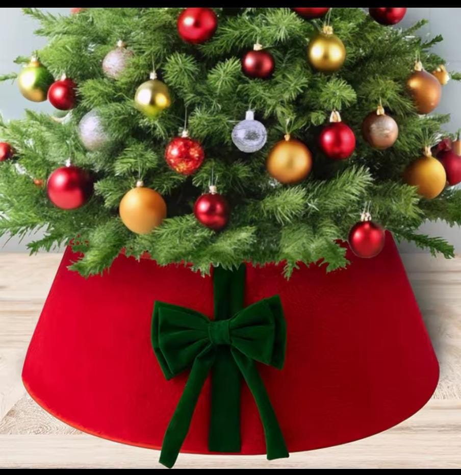 Plush Christmas Tree Skirt 40 × 60 × 20cm