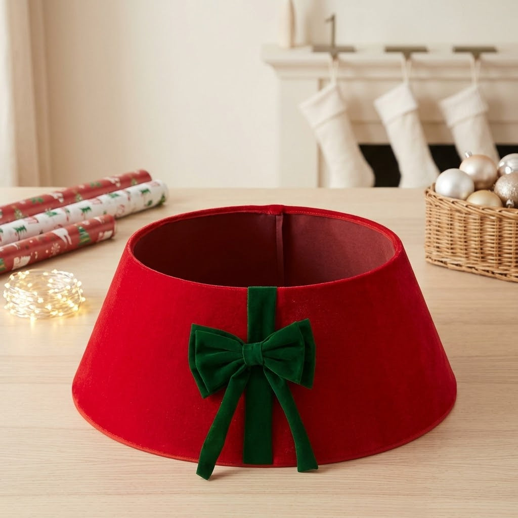 Plush Christmas Tree Skirt 40 × 60 × 20cm