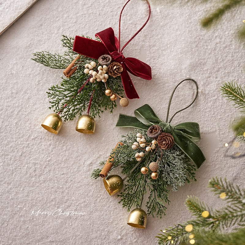 Christmas Bell Wind Chime Festive Door Hanging Decoration