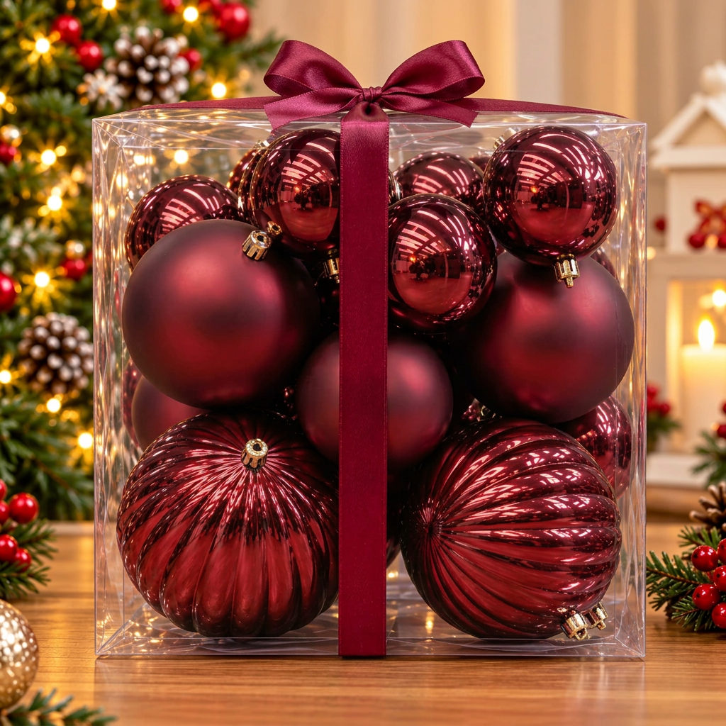 26-Piece Small Size Christmas Bauble Hamper Set