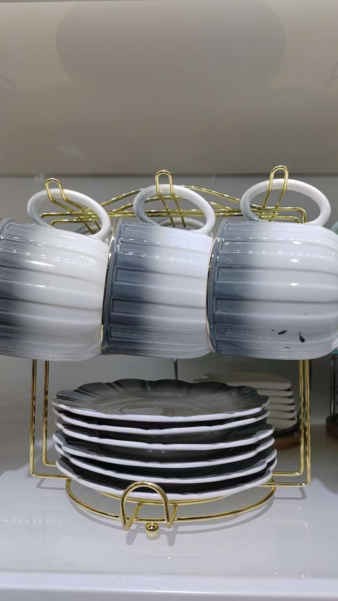 220ml Cup and Saucer set of 6 for Tea and Coffee