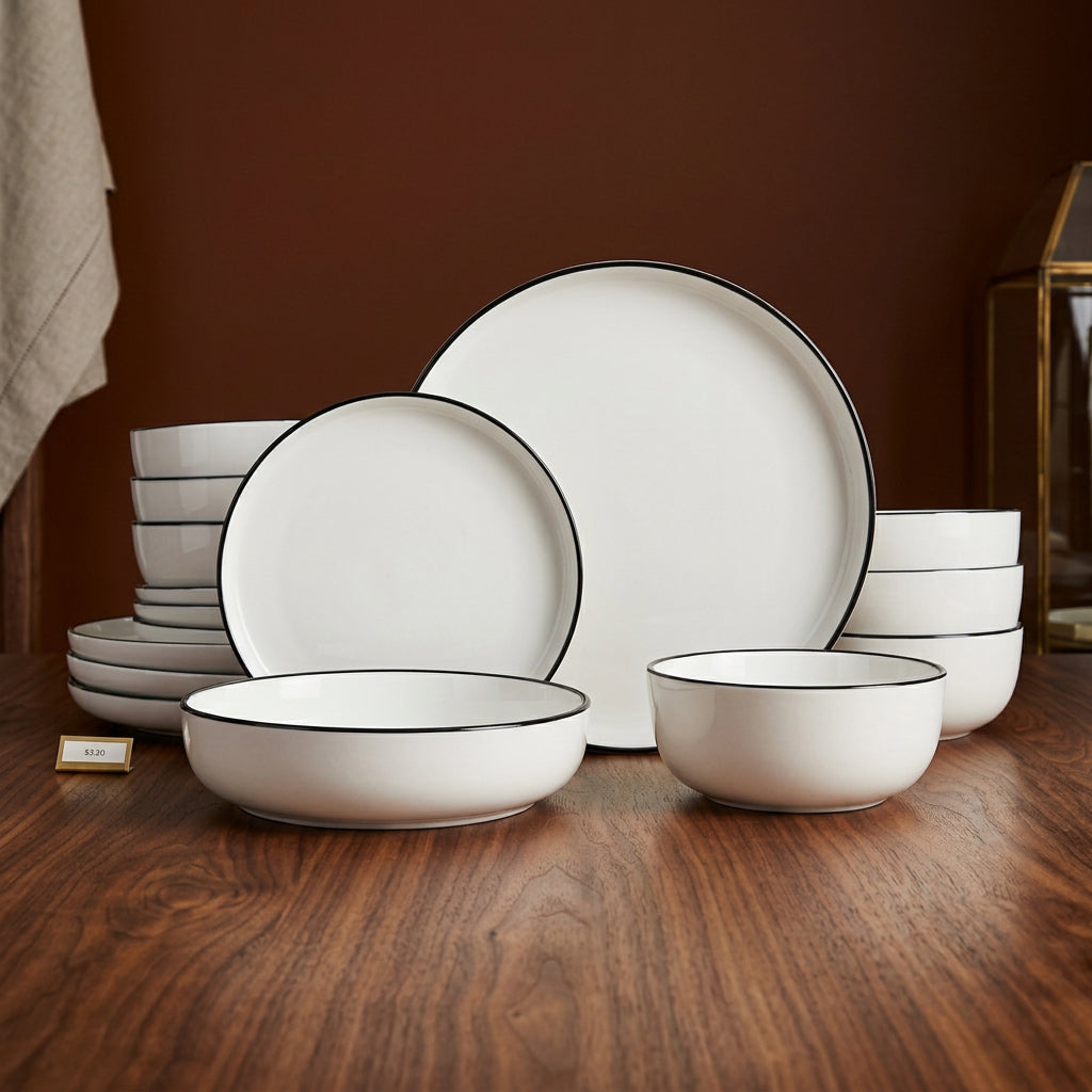 16 Piece Ceramic Dinner Set, available in Nairobi, Kenya