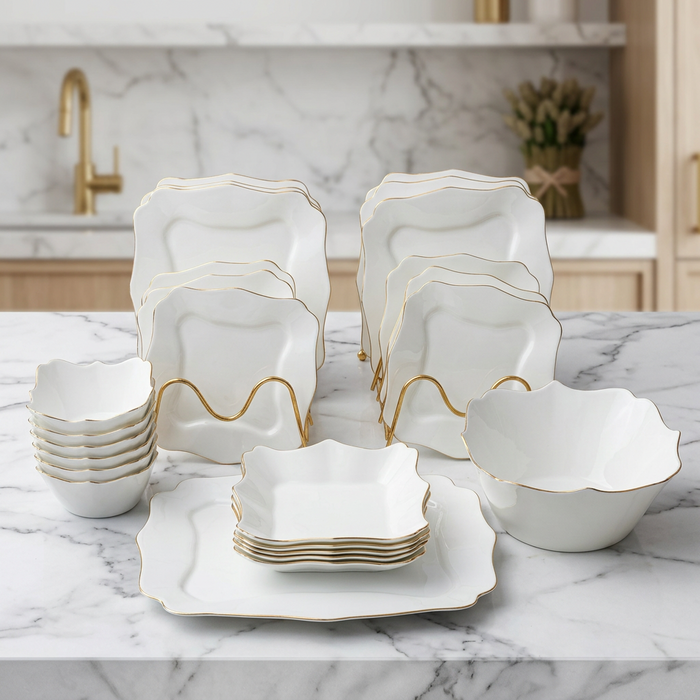 16 Piece Dinner Set with 4 Mugs, 4 Side Plates, 4 Dinner Bowls and 4 Dinner Plates, available in Nairobi, Kenya