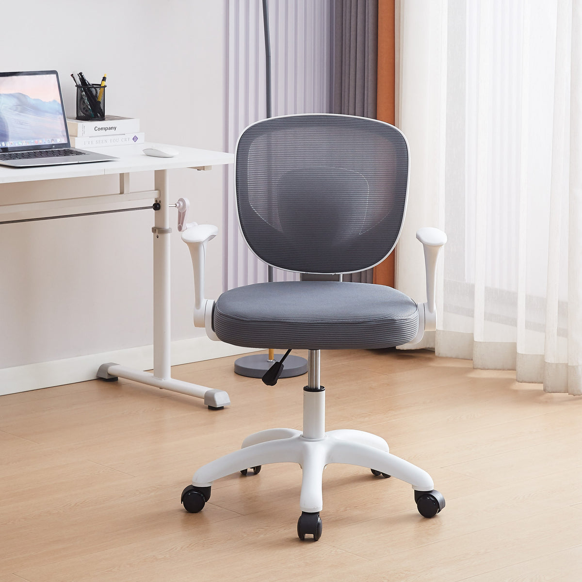 Adjustable kids study chair with ergonomic backrest and height-adjustable seat for study desks, classrooms, and learning spaces
