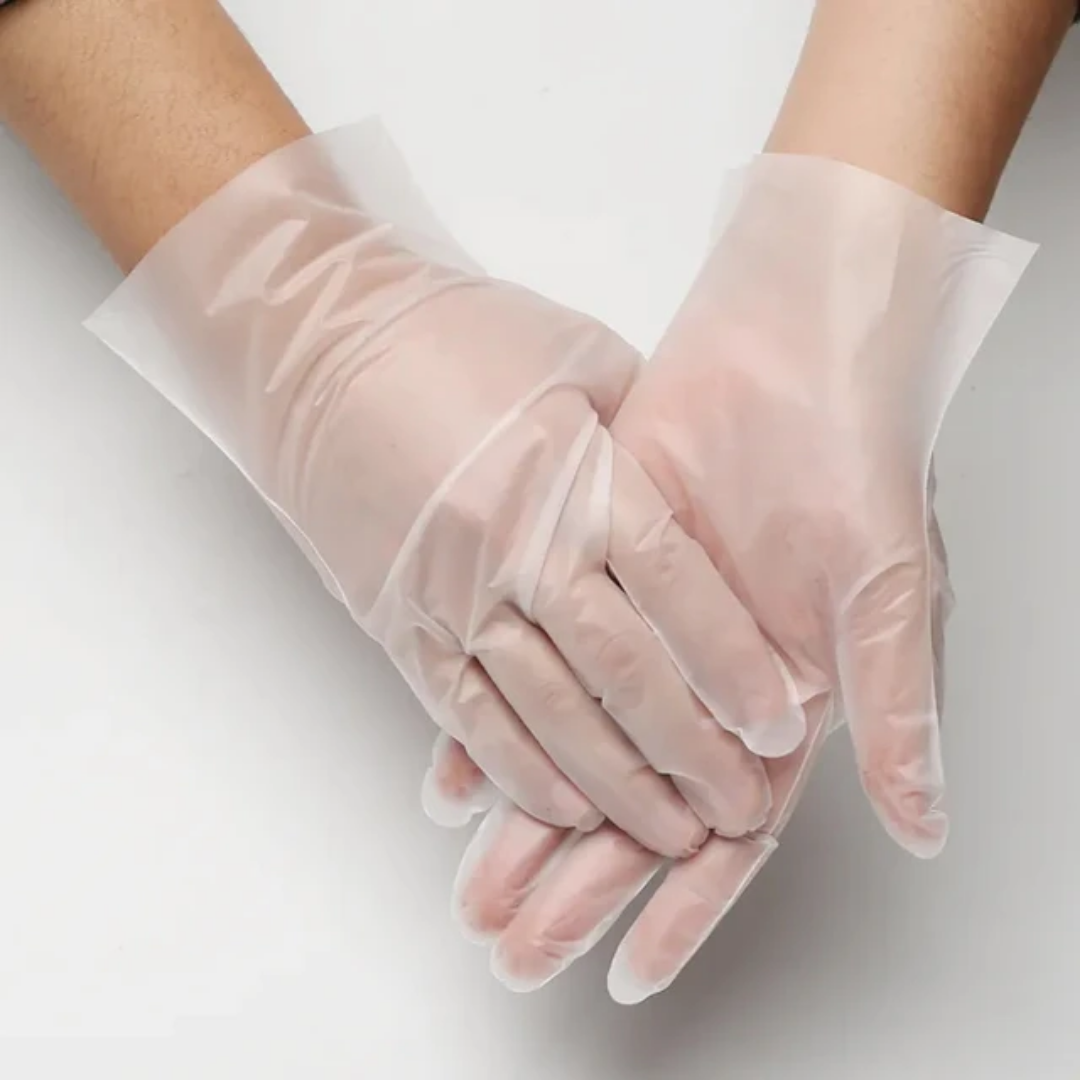TPE Plastic Gloves - - a pack of 100pcs