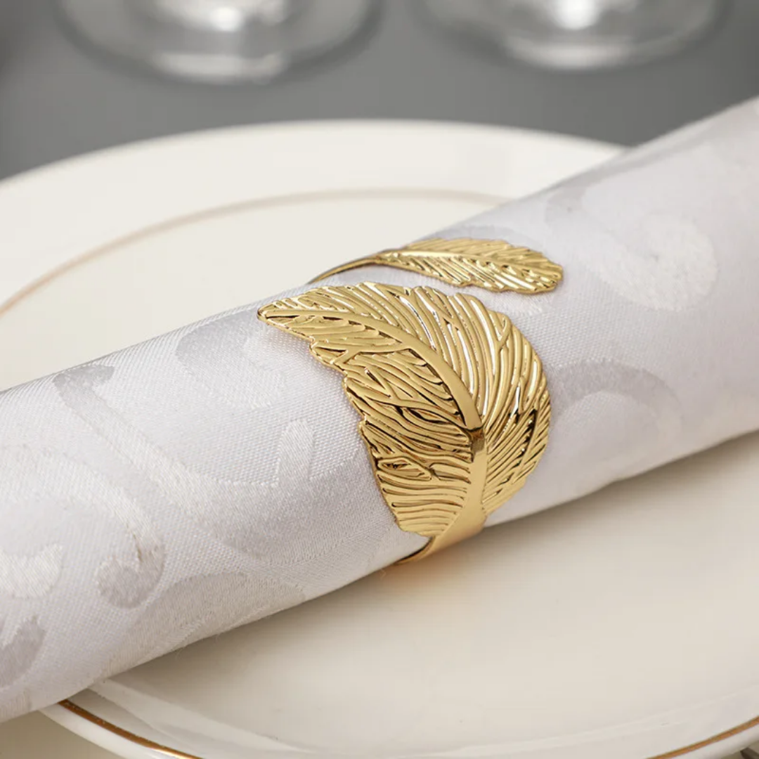 6pcs Napkins &Napkin Rings