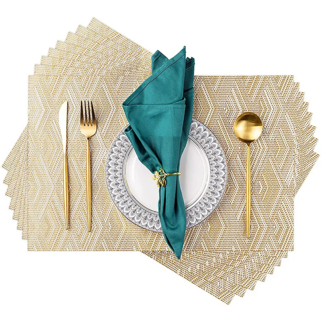 6pcs Emerald Green Napkins
