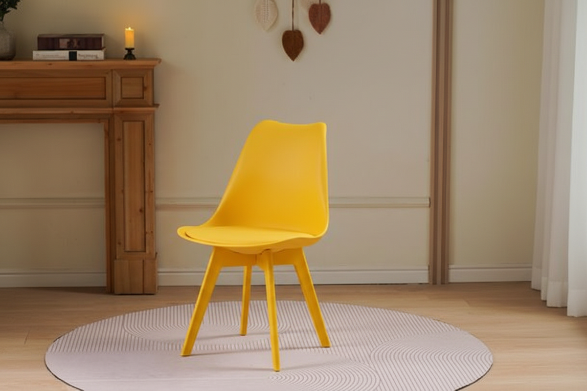 Nordic Dining and Study Chair with PU Cushion